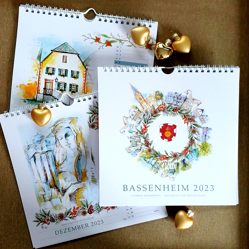 Kalender Bassenheim 2023 von Gudrun Ackermann